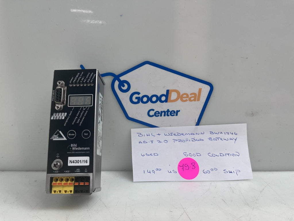 BIHL+WIEDEMANN  BWU1746 Profibus Gateway
