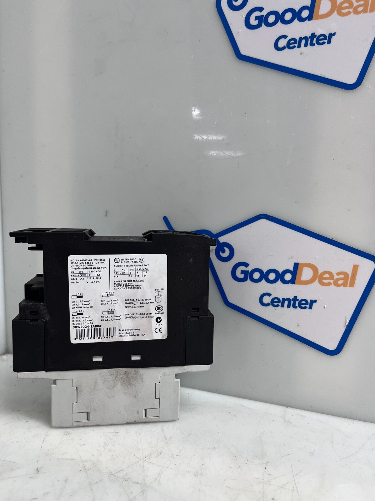 SIEMENS 3RW3024-1AB04 Sirius Soft Starter