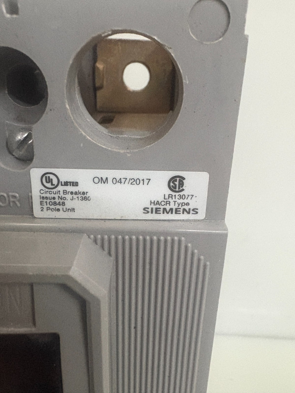 SIEMENS 175 AMP CIRCUIT BREAKER QJH22B1752