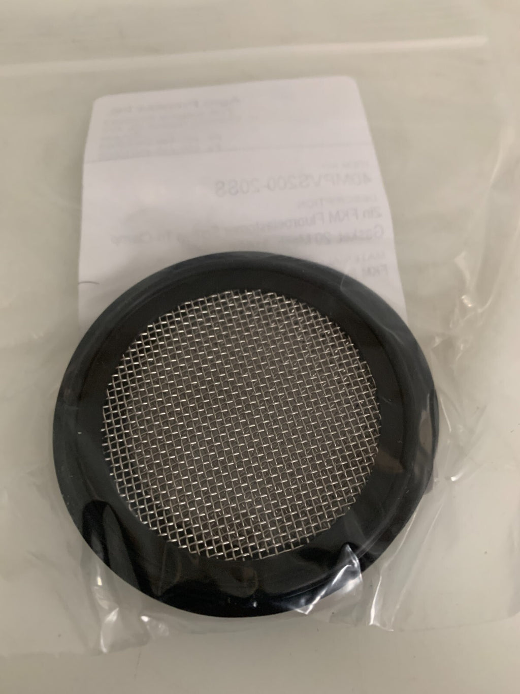 LOT OF 2  WIRE CARE 2" FKM SCREEN TRICLAMP GASKET 20 MESH1