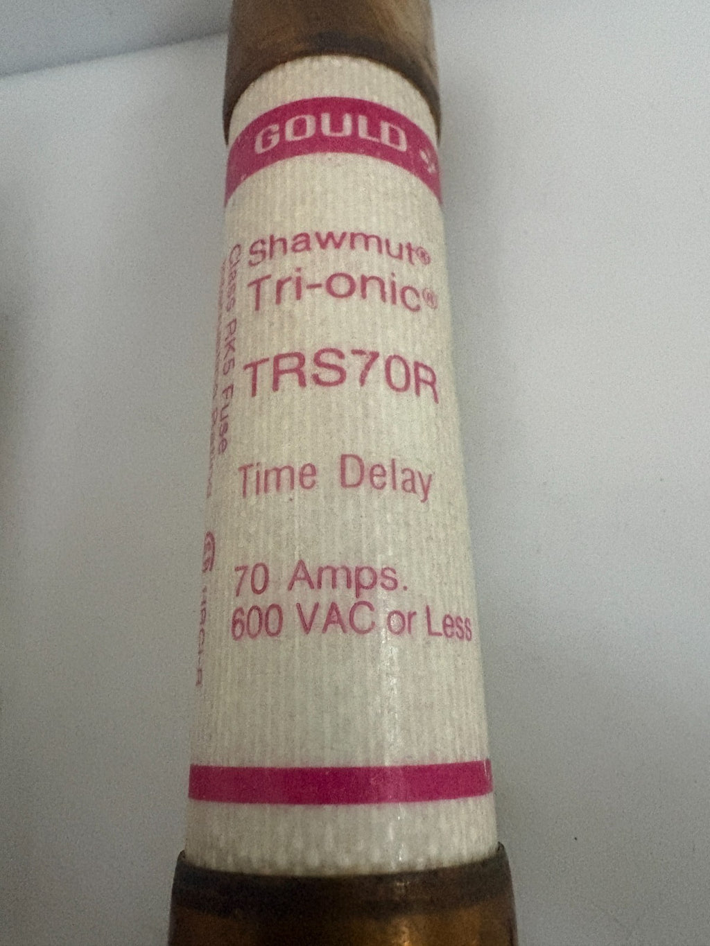 LOT OF 6 GOULD SHAWMUT TRI-ONIC TRS70R1