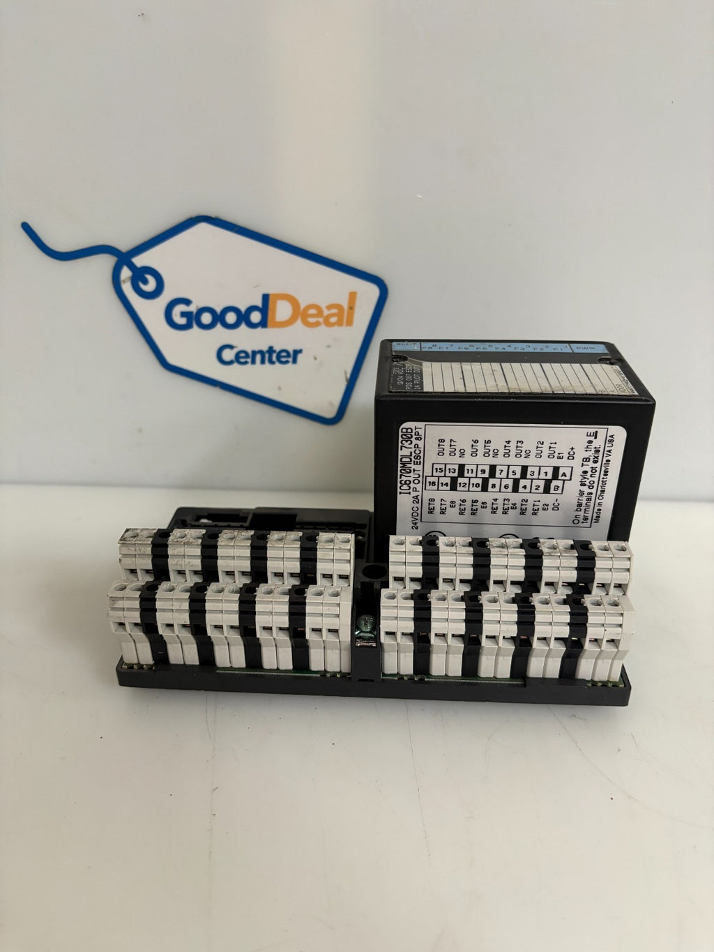 GE FANUC BASE TERMINAL IC670CHS002E W/IC670MDL730B0