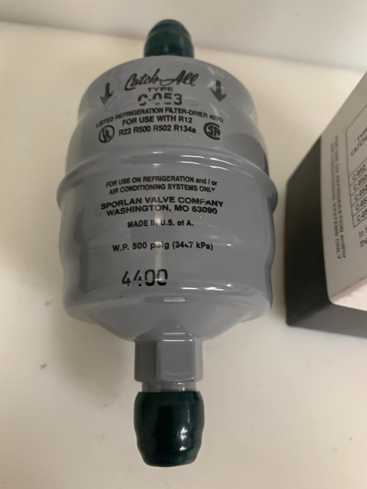 LOT OF 3  SPORLAN C-053 3/8" FILTER DRIER