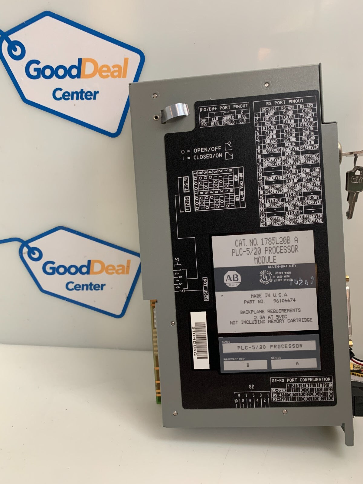 ALLEN BRADLEY  1785-L20B   A   PLC-5/20   Processor Module0