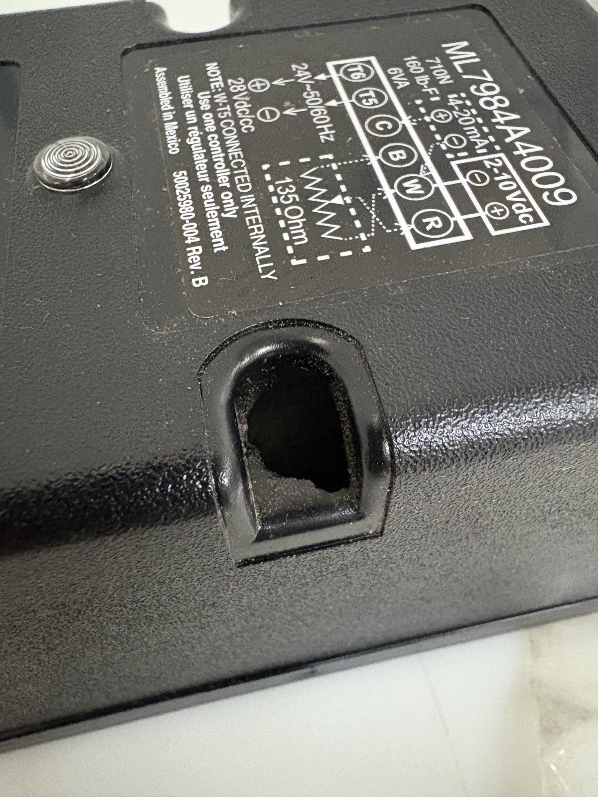 HONEYWELL COUPLED VALVE ACTUATOR ML7984A40093