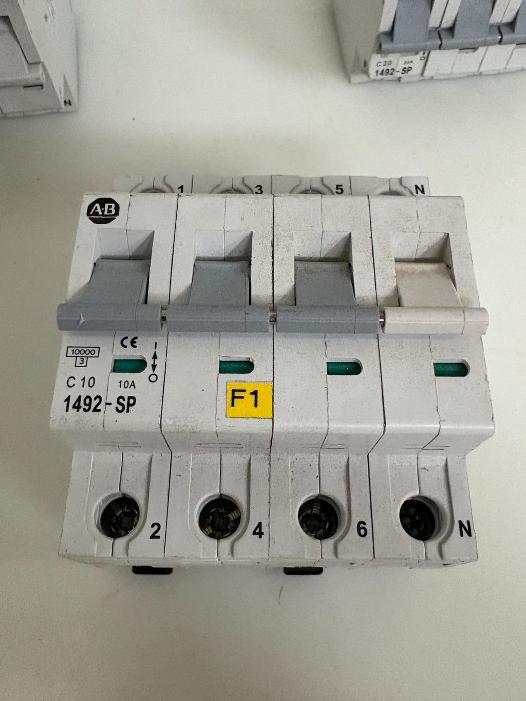 ALLEN BRADLEY MIX LOT CIRCUIT BREAKER 1492-SP C10X1 1492-SP C16X1 1492-SPC20X11
