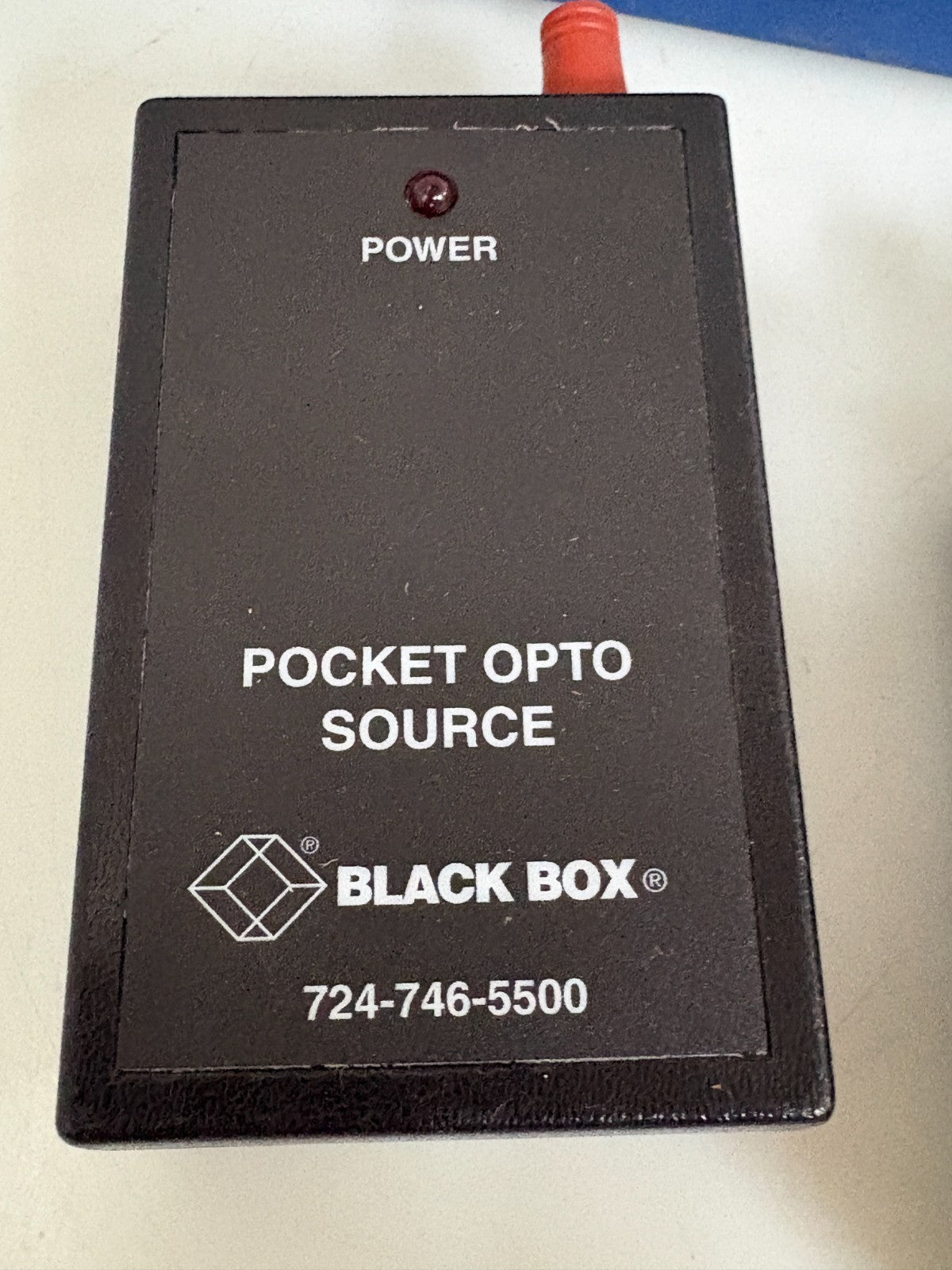 BLACK BOX POCKET FIBER TESTER TS055A AND TS056A POCKET OPTO SOURCE