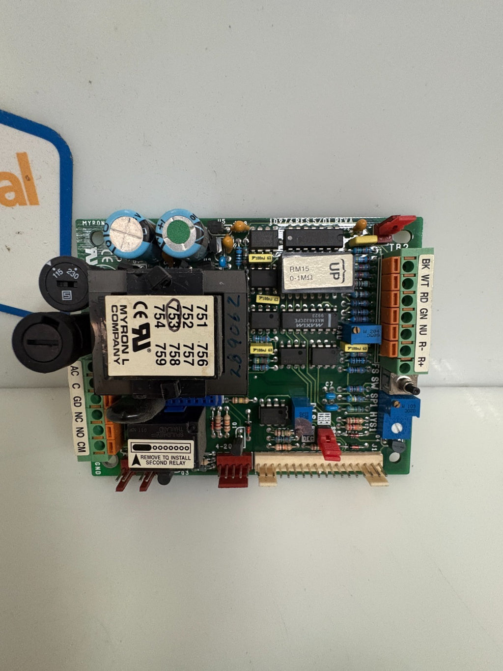 MYRON L CO CIRCUIT BOARD POWER SUPPLY 10976 RES 5/01 REV A