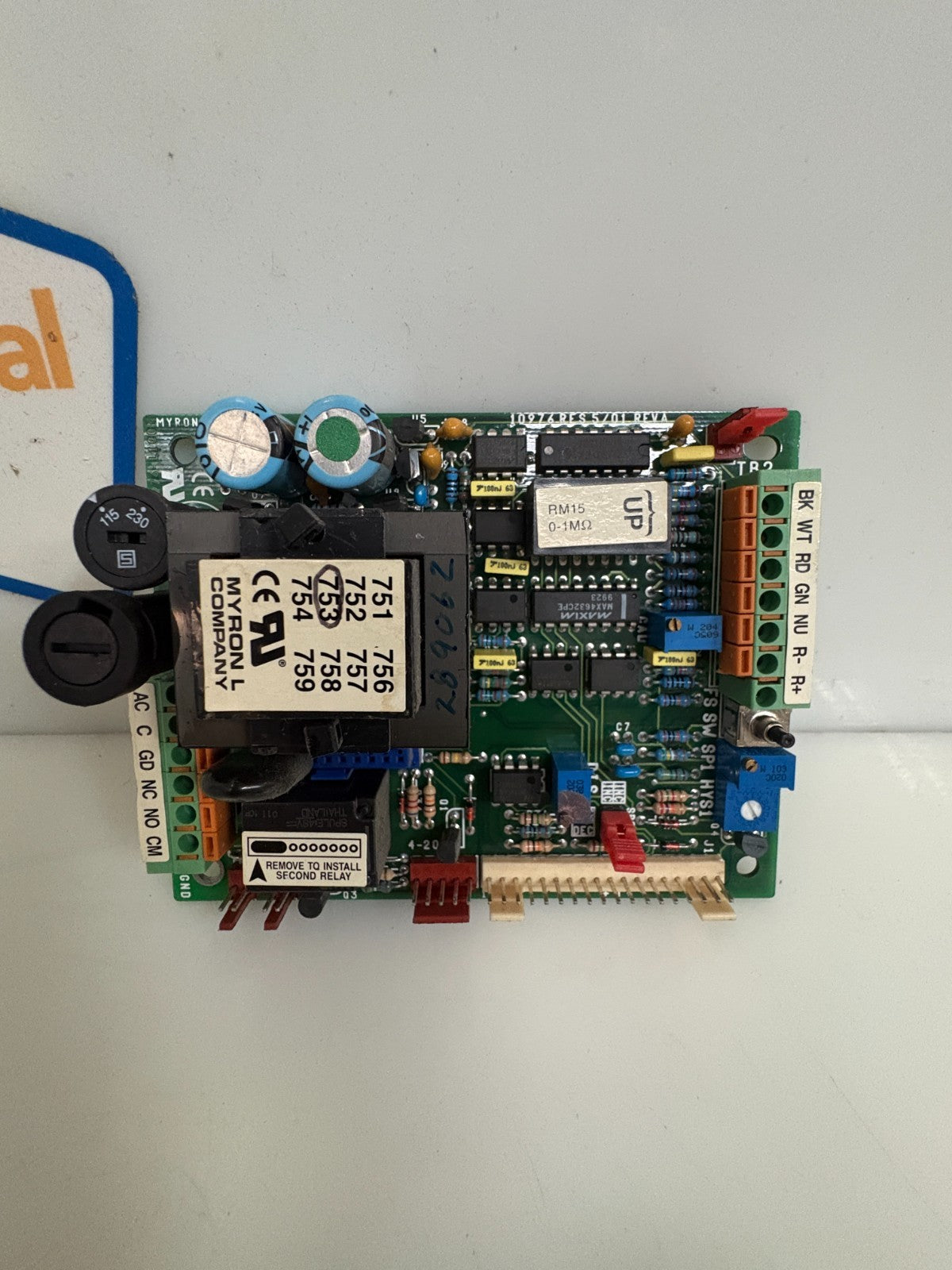 MYRON L CO CIRCUIT BOARD POWER SUPPLY 10976 RES 5/01 REV A