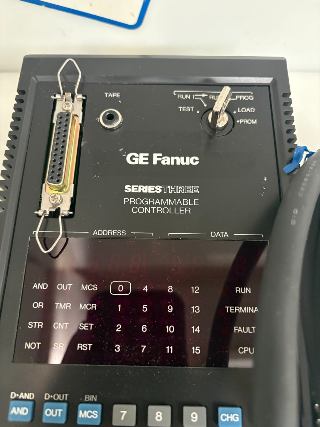 GE FANUC SERIES 3 PROGRAMMABLE CONTROLLER CPU PROGRAMMER IC630CPU301A1