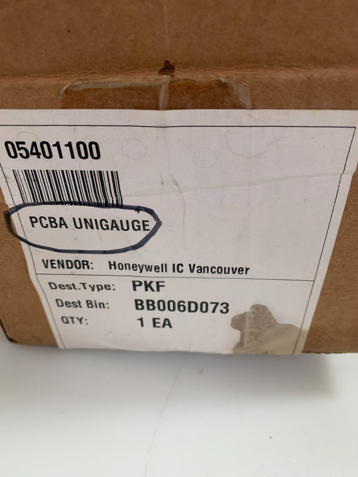 HONEYWELL CALEX MODEL 7487 MEASUREX 40-135 # 05401100 REV D6