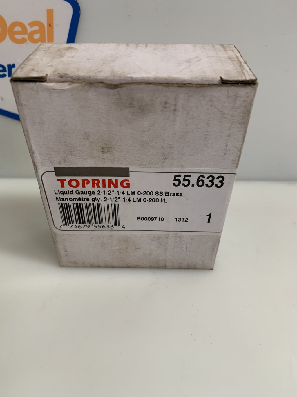 LOT OF 2 TOPRING 0-200 LIQUID GAUGE 55-633