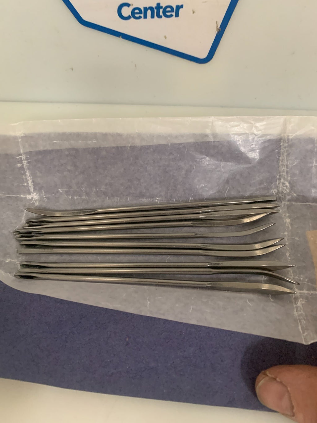 LOT OF 10 C.S. OSBORNE & CO. UPHOLSTERERS BENT NEEDLE #508