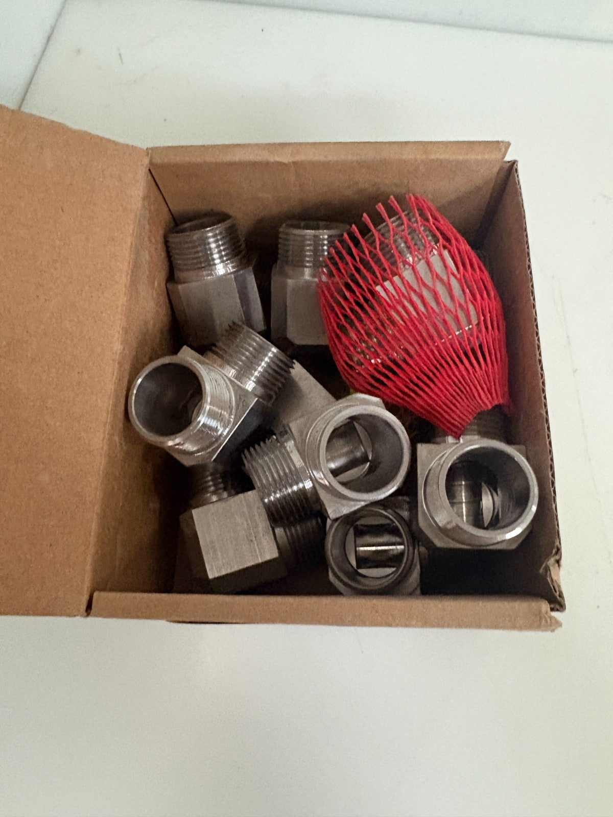 LOT OF 11 MALE TO MALE 3/4 NPT 304 S STEEL 90 DEGREE ELBOW FITTING3