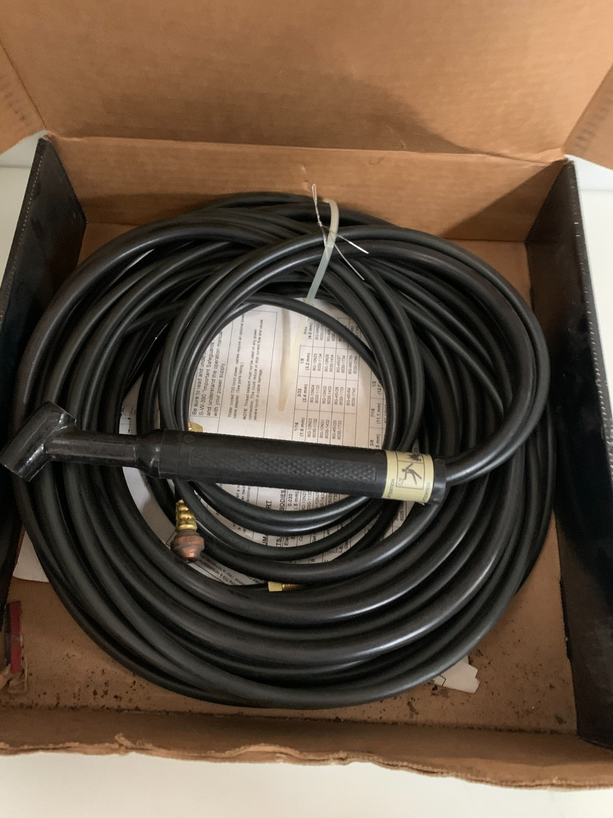 ARCAIR BLACK GOLD TIG TORCH SET 25 ' BGP-18-251