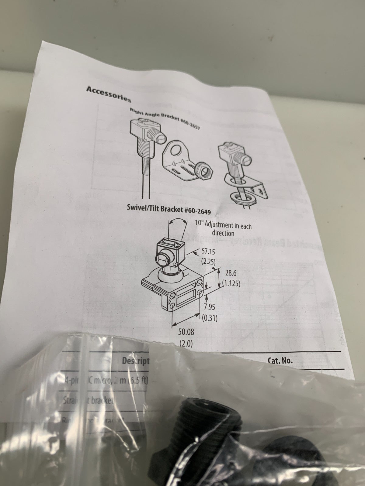 ALLEN BRADLEY  RightSight Sensors 4ZEF-P2MPB-F4