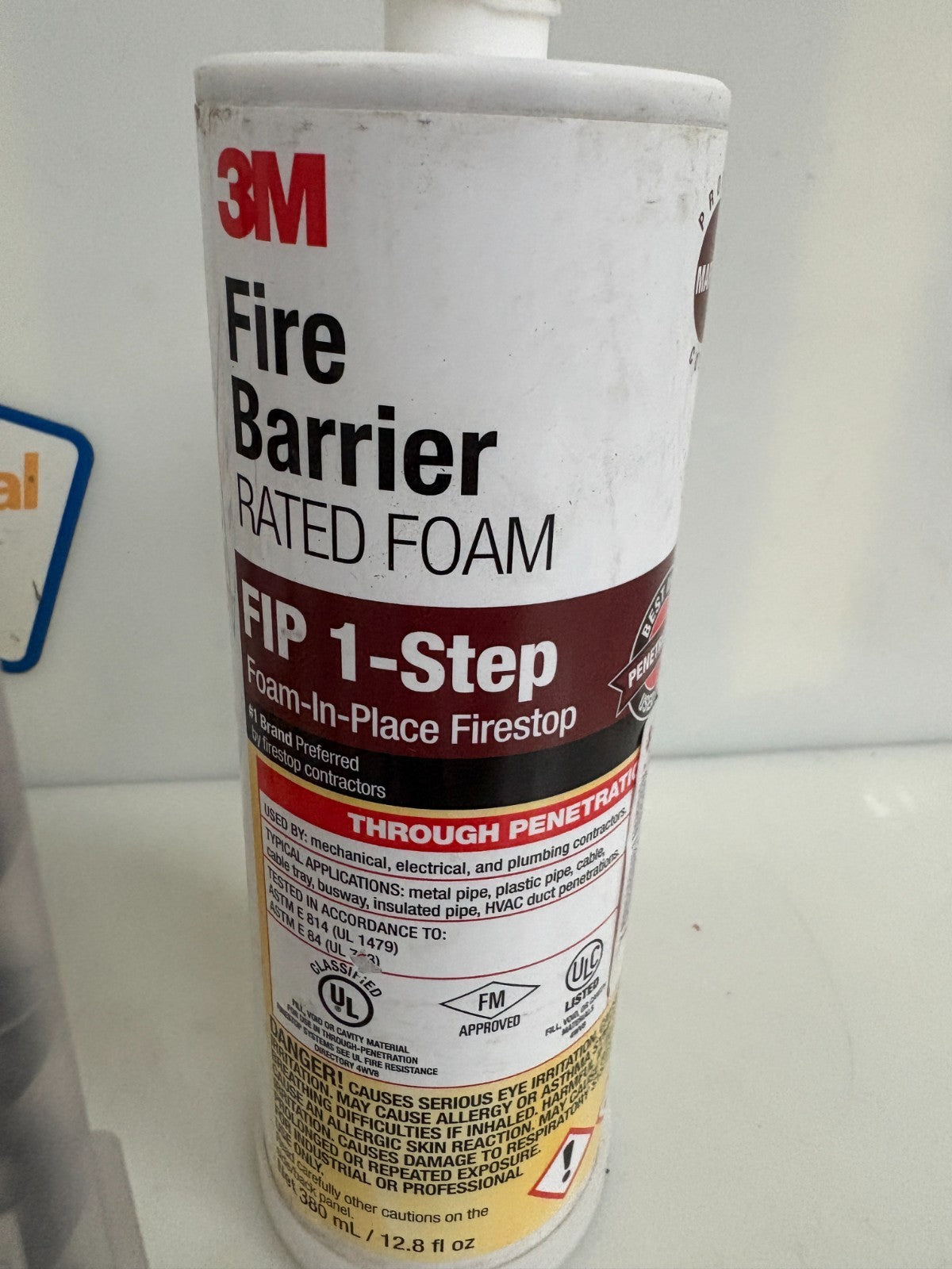 LOT OF 7 3M FIRE BARRIER FOAM FIP 1 STEP 12.8OZ1