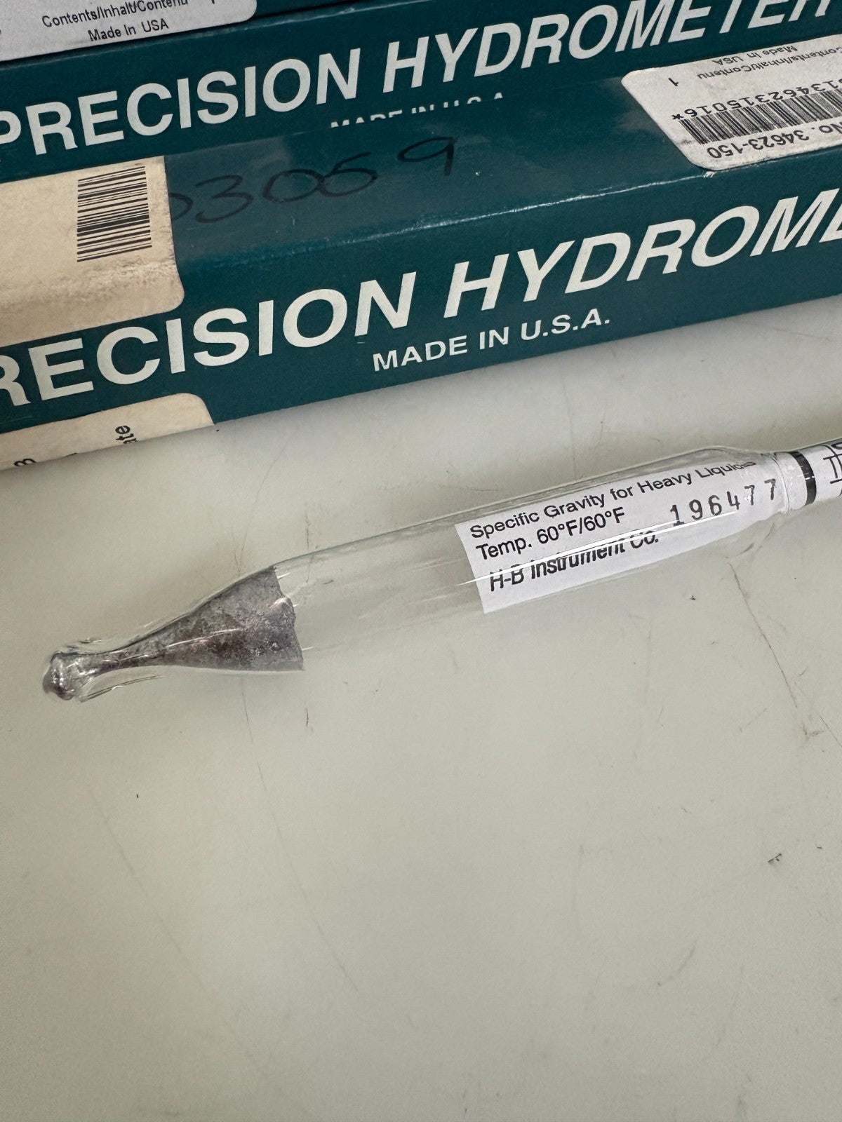 LOT OF 3 VWR PRECISION HYDROMETER 1.2-1.45