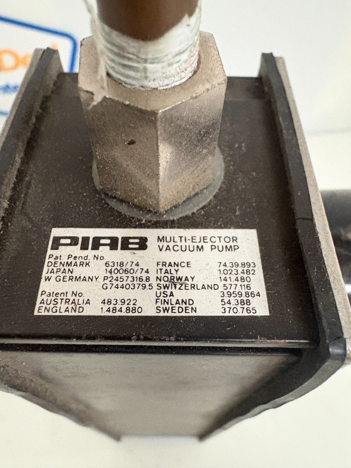 PIAB MULTI EJECTOR VACUUM PUMP M125