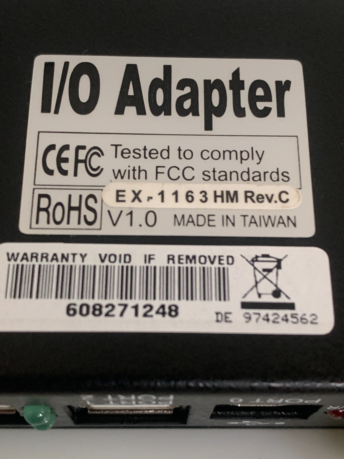 EXSYS I/O ADAPTER EX-1163 HM C2