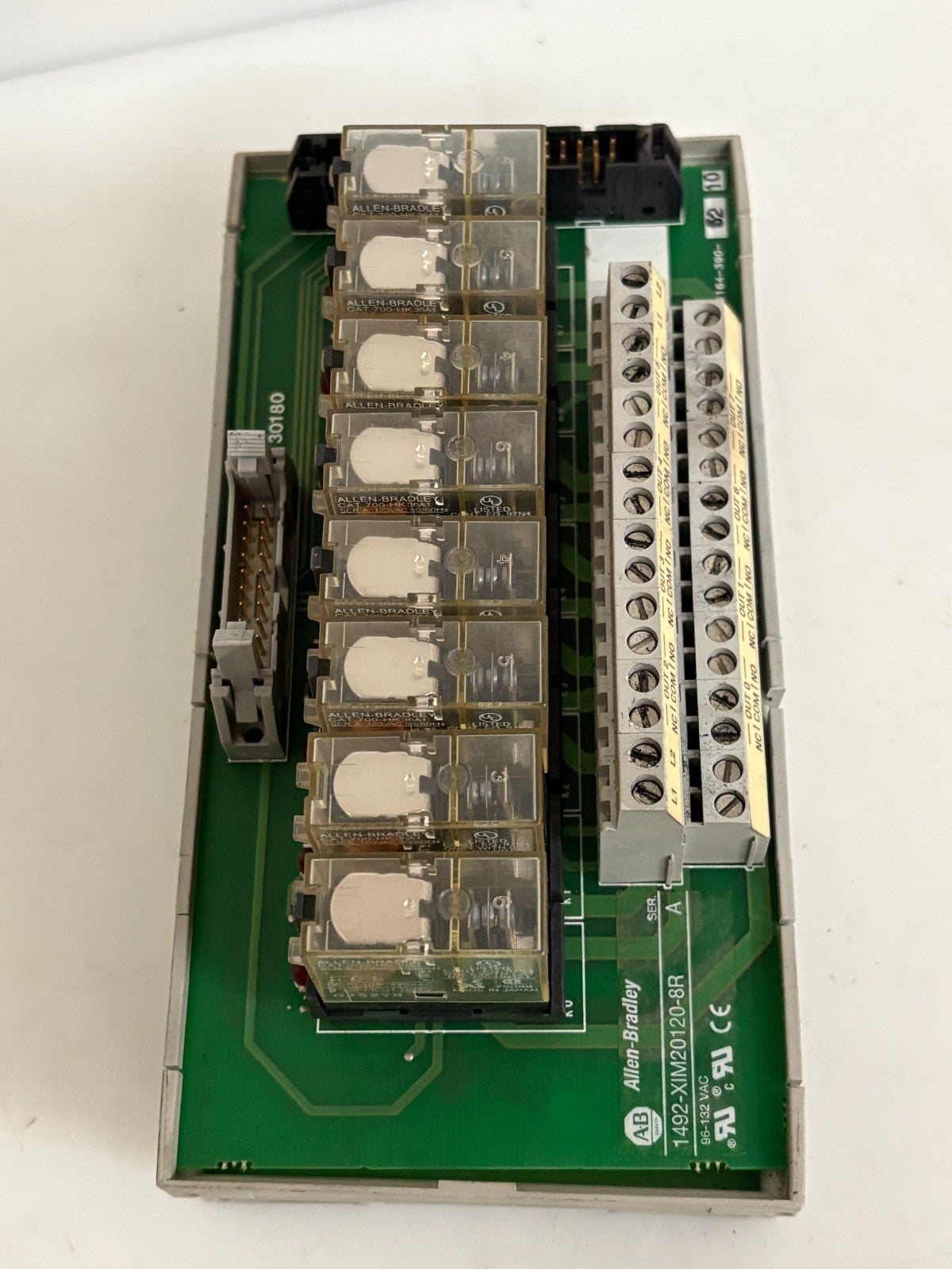 ALLEN BRADLEY RELAY MASTER MODULE 16 PIN 1492-XIM20120-8R A3