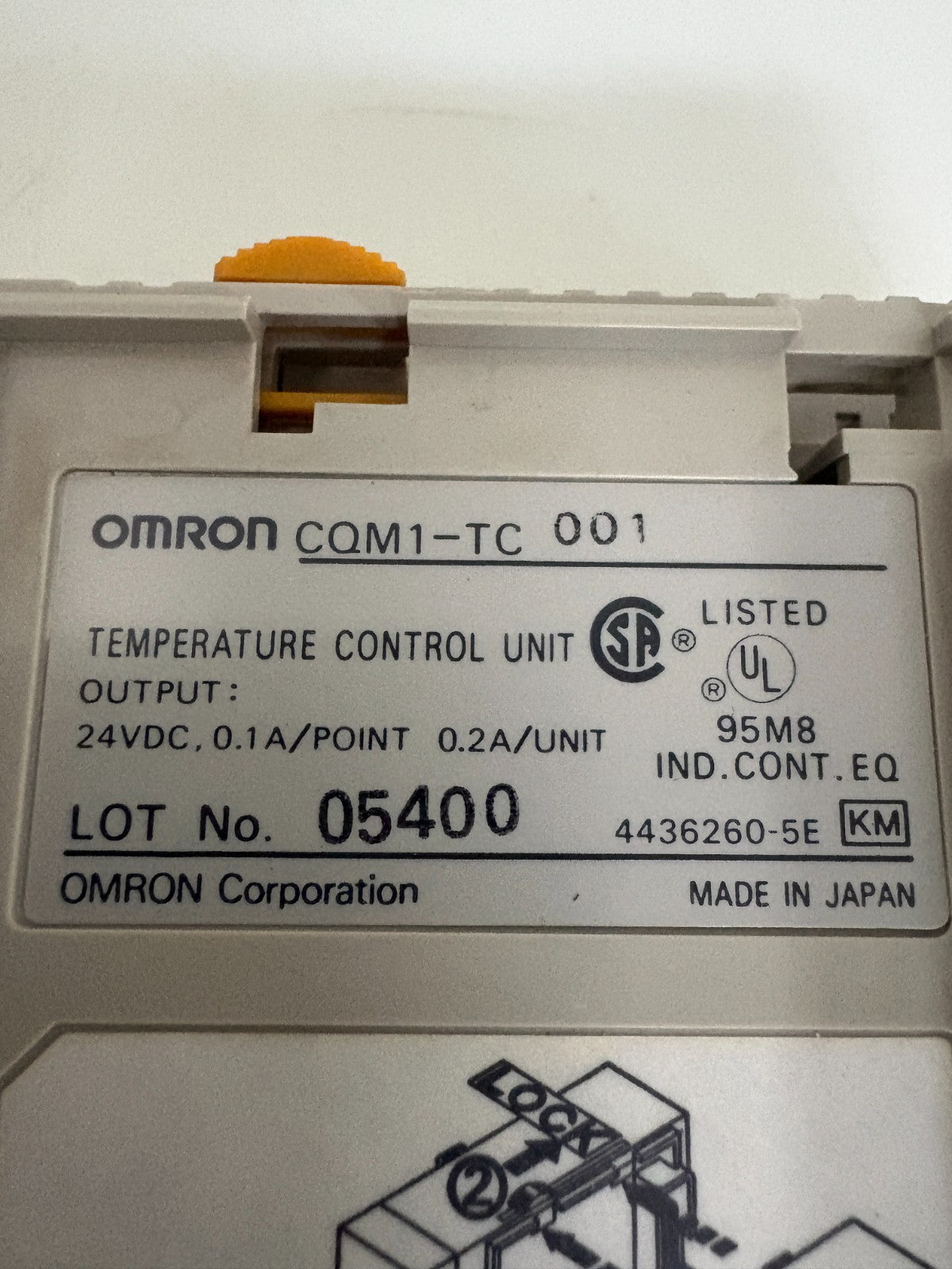 OMRON TEMPERATURE CONTROL MODULE CQM1-TC0013