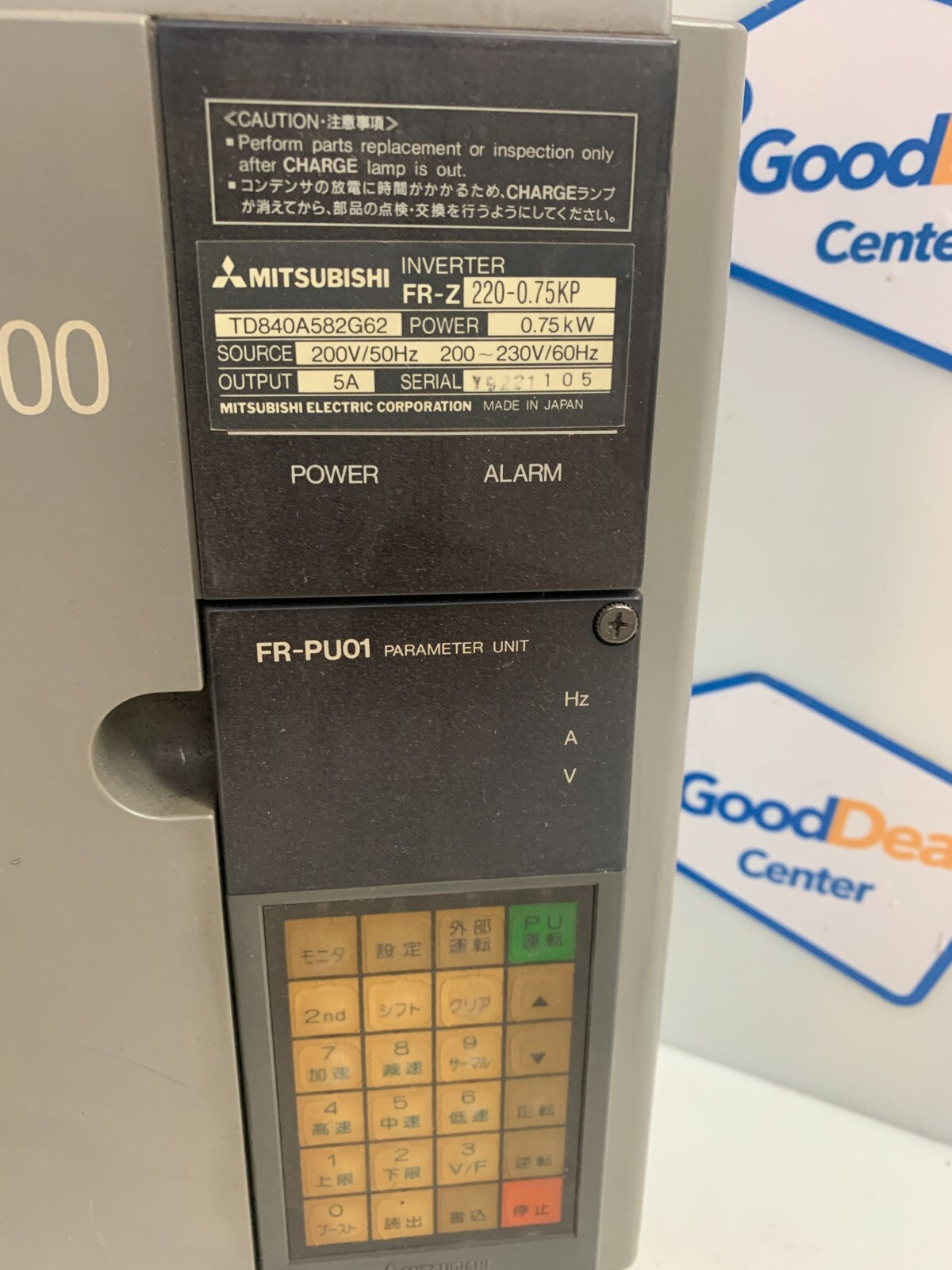 MITSUBISHI FREQROL Z200 TD840A582G62 FR-Z 220-0.75KP Inverter