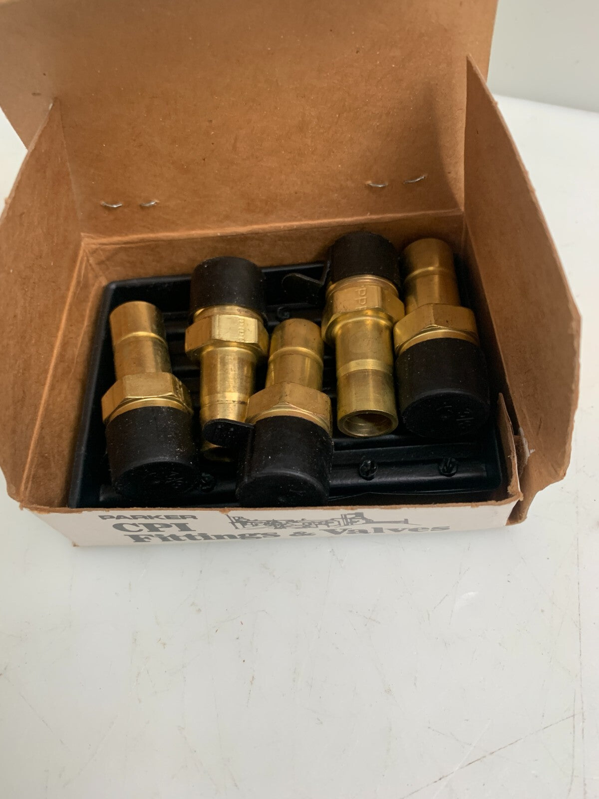 PARKER  8-6 T2HF-B   Tube End Brass Male Adapter  (Box of 5)1