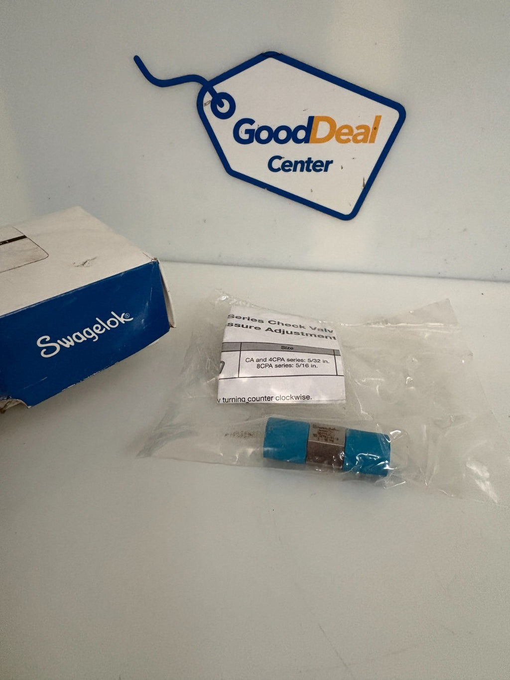 SWAGELOK S STEEL POPPET CHECK VALVE SS-4CPA2-RT-30