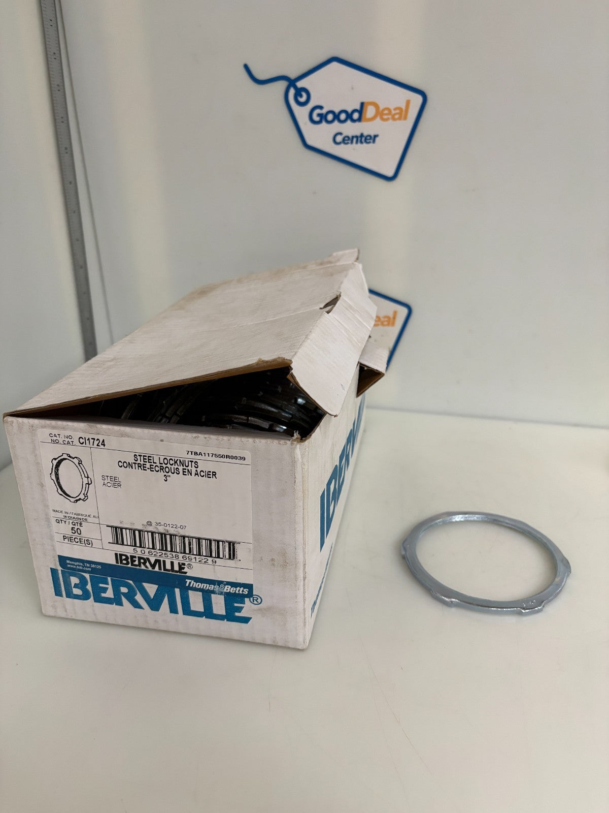 ABB THOMAS & BETTS 3" STEEL LOCKNUTS CI1724 50 PER BOX0