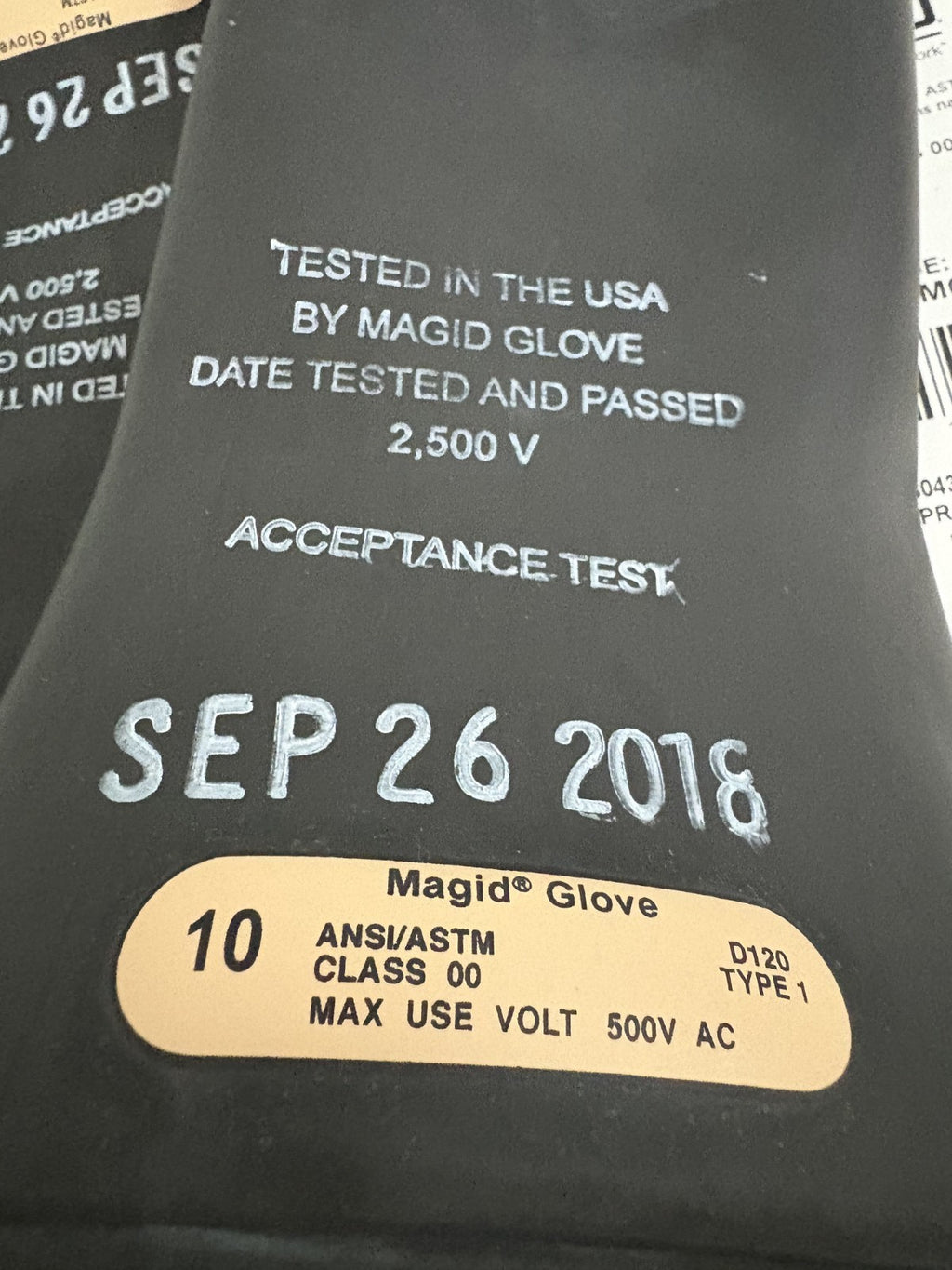 MAGID INSULATED GLOVE SIZE 10 #M0011B10