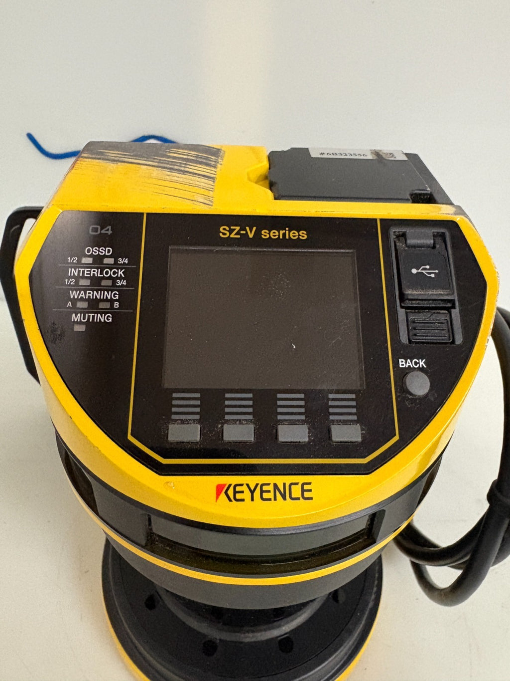 KEYENCE LASER SENSOR W/CAMERA AND BRACKET SZ-V04X