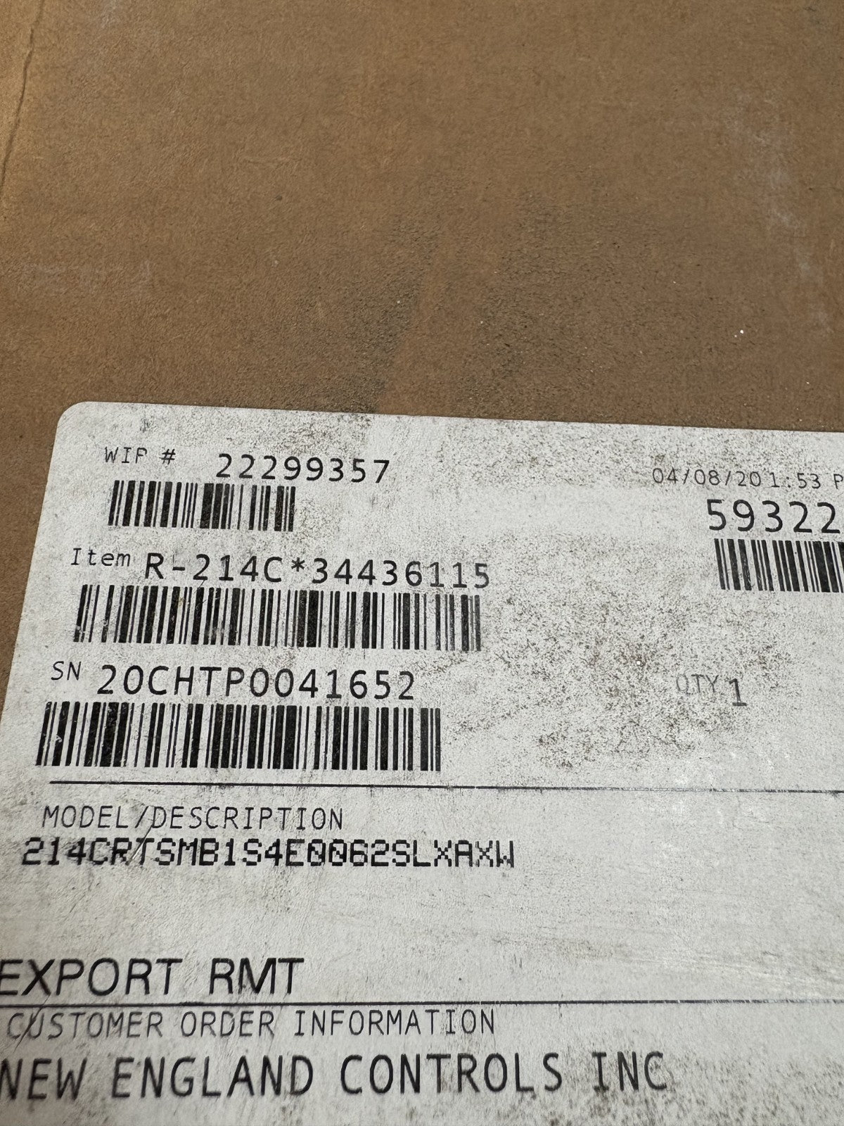 EMERSON ROSEMOUNT WIRELESS THERMO COUPLE TRANSMITTER 214CRTSMB1S4E0062SLKAXW
