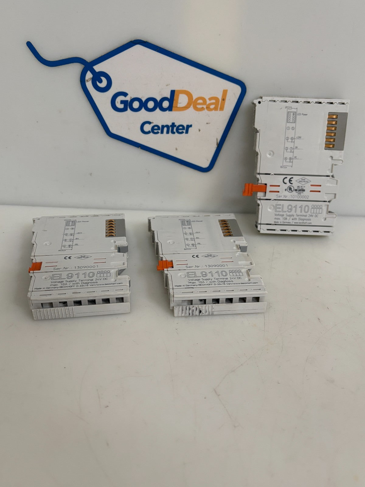 LOT OF 3 BECKHOFF VOLTAGE SUPPLY TERMINAL EL9110