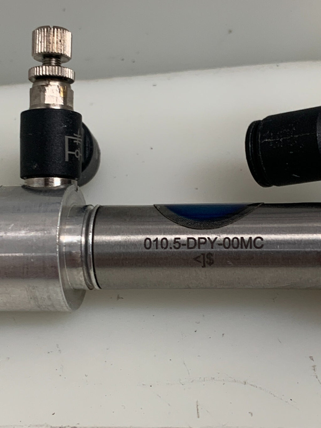 BIMBA   Mini Pneumatic Cylinder   010.5-DPY-00MC   w/2x Adjustable Fitting