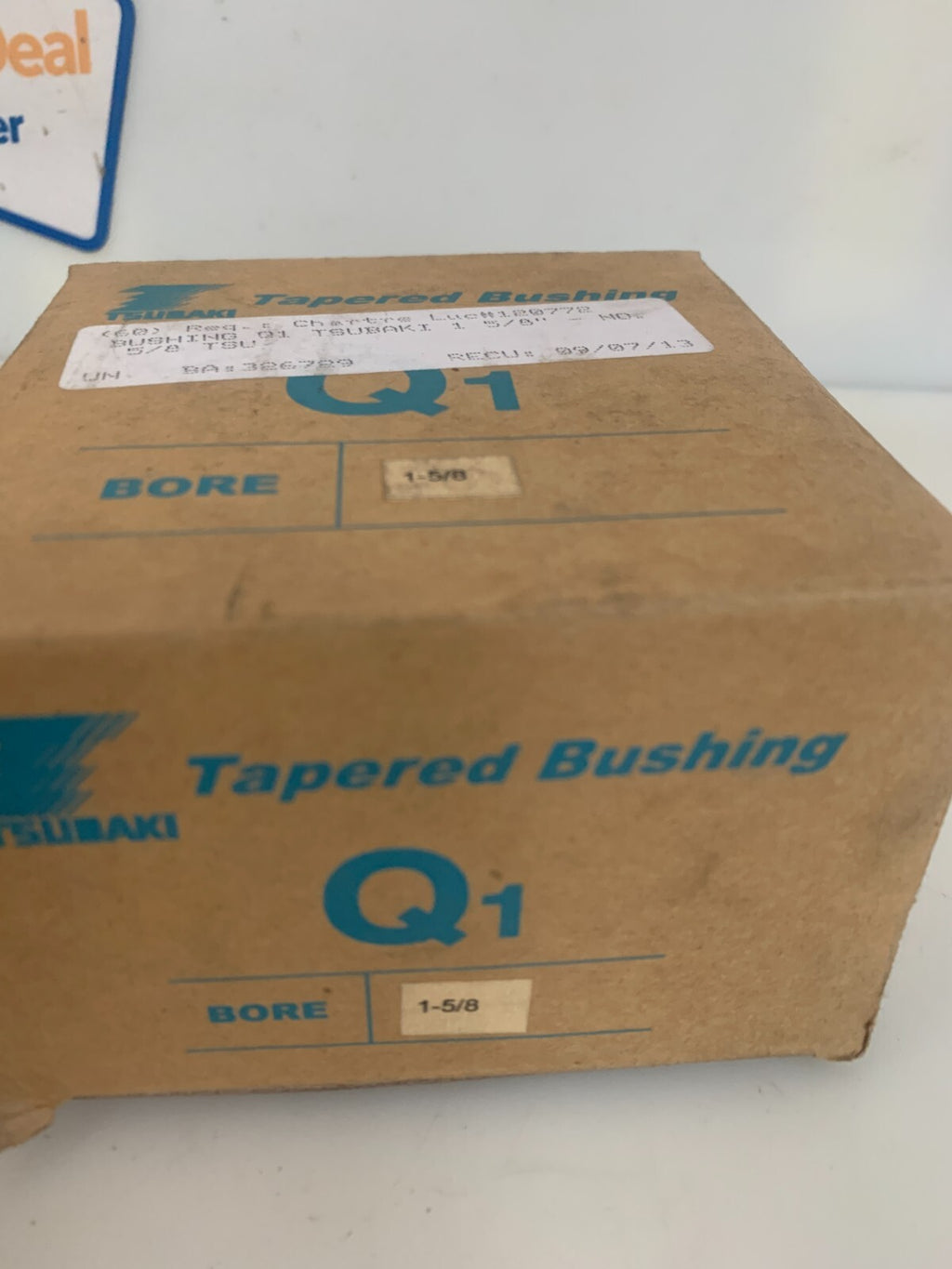 LOT OF 2  TSUBAKI Q1 TAPERED BUSHING 1 5/8 BORE1