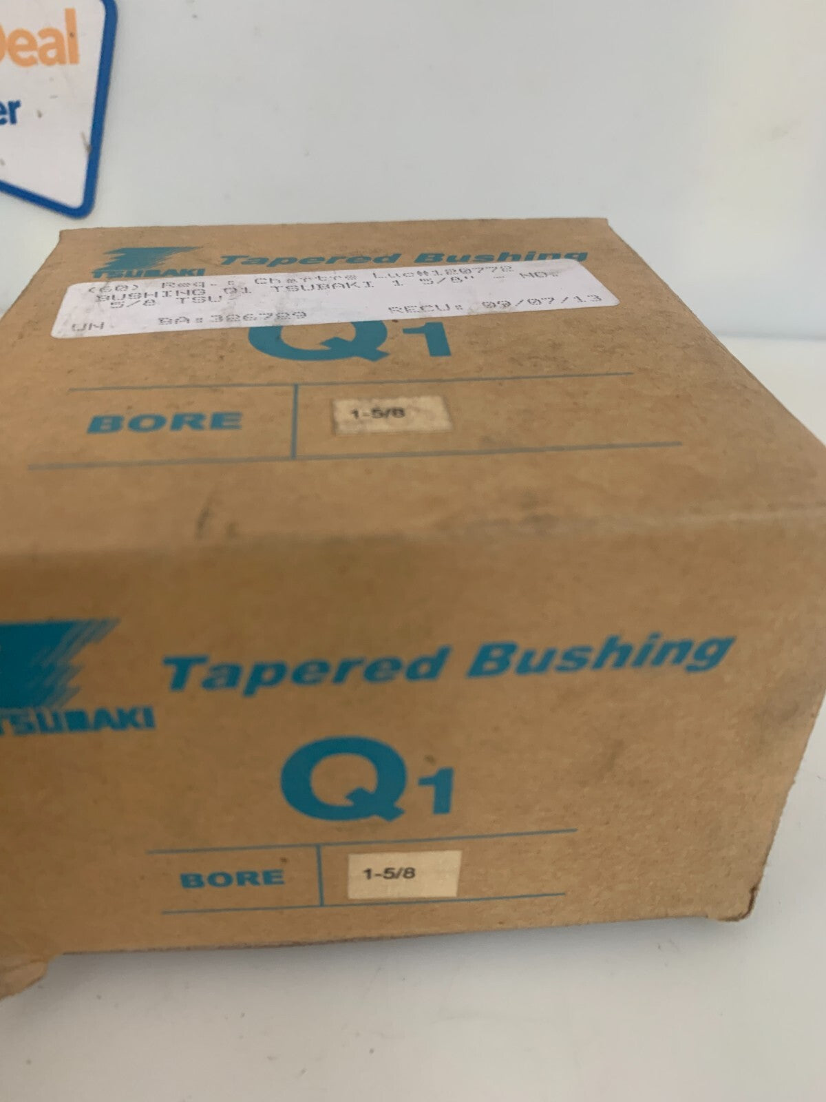 LOT OF 2  TSUBAKI Q1 TAPERED BUSHING 1 5/8 BORE1