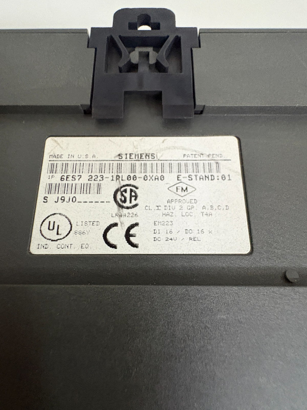 SIEMENS SIMATIC EM223 I/O MODULE 6ES7 223-1PL00-0XA0