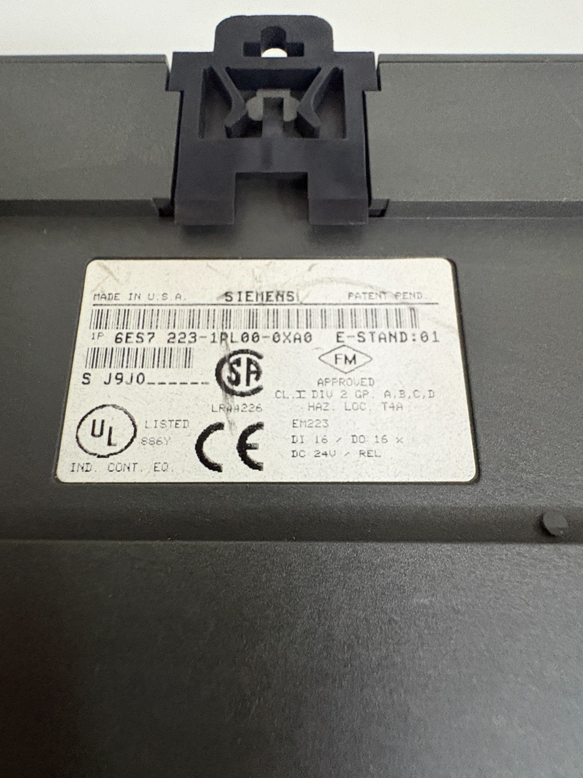 SIEMENS SIMATIC EM223 I/O MODULE 6ES7 223-1PL00-0XA0