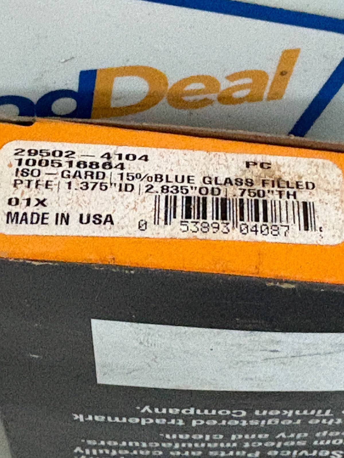 TIMKEN SEAL 29502 -4104