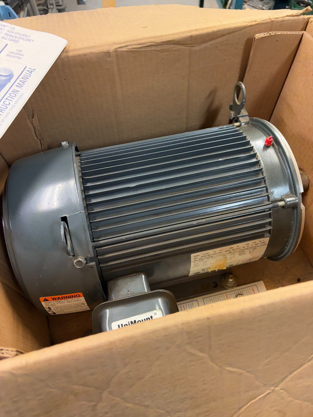US MOTORS 5 HP MOTOR T749 #U5E2G