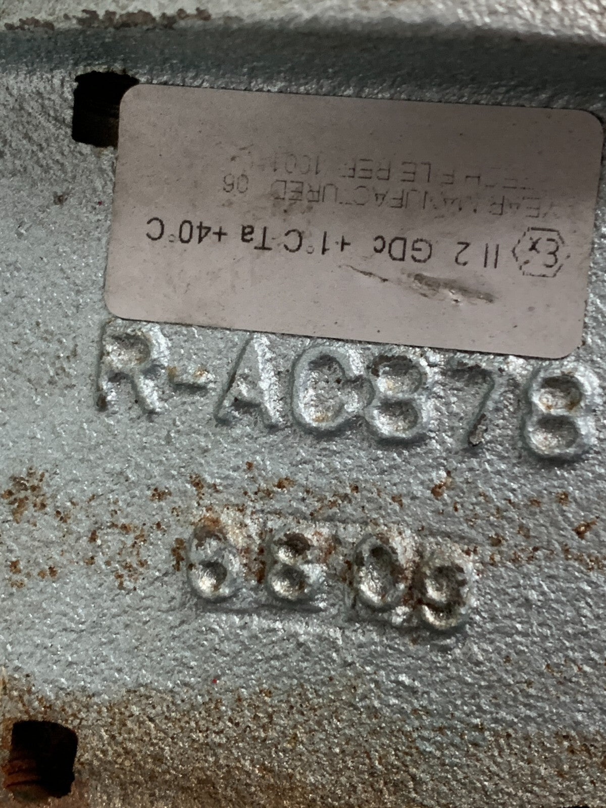 Gast Gear Box 8AM-ARV-71