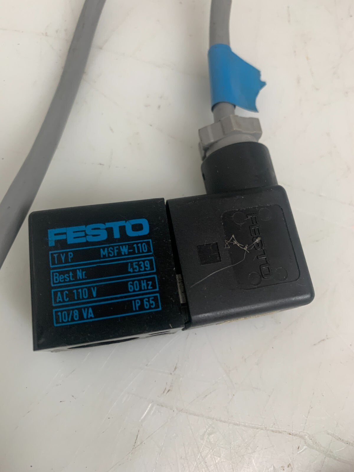 Lot of 2 Festo MSFW-110 Solenoid Coil 110 volt
