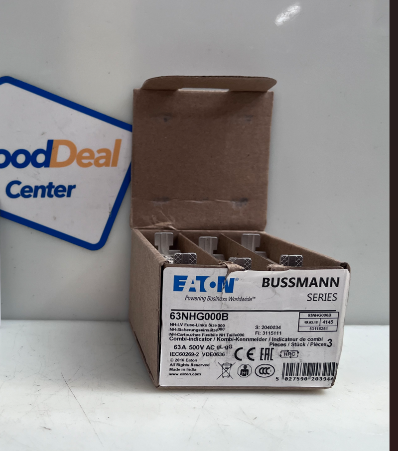 EATON / BUSSMAN  63NHG000B  Fuse (Box of 3)1