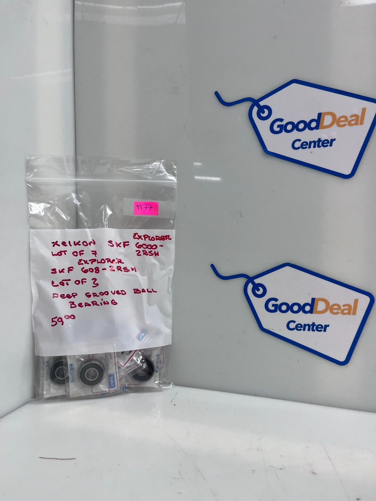 Variety Pack - SKF 6000-2RSH (Lot of 7)  +  SKF 608-2RSH (Lot of 3) Ball Bearing
