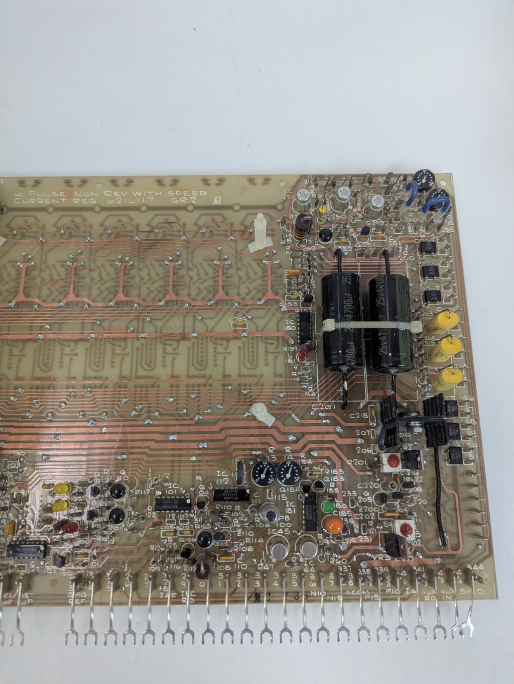 GENERAL ELECTRIC 6 PULSE SPEED CURRENT NON REV. CIRCUIT BOARD #621L117 GR2