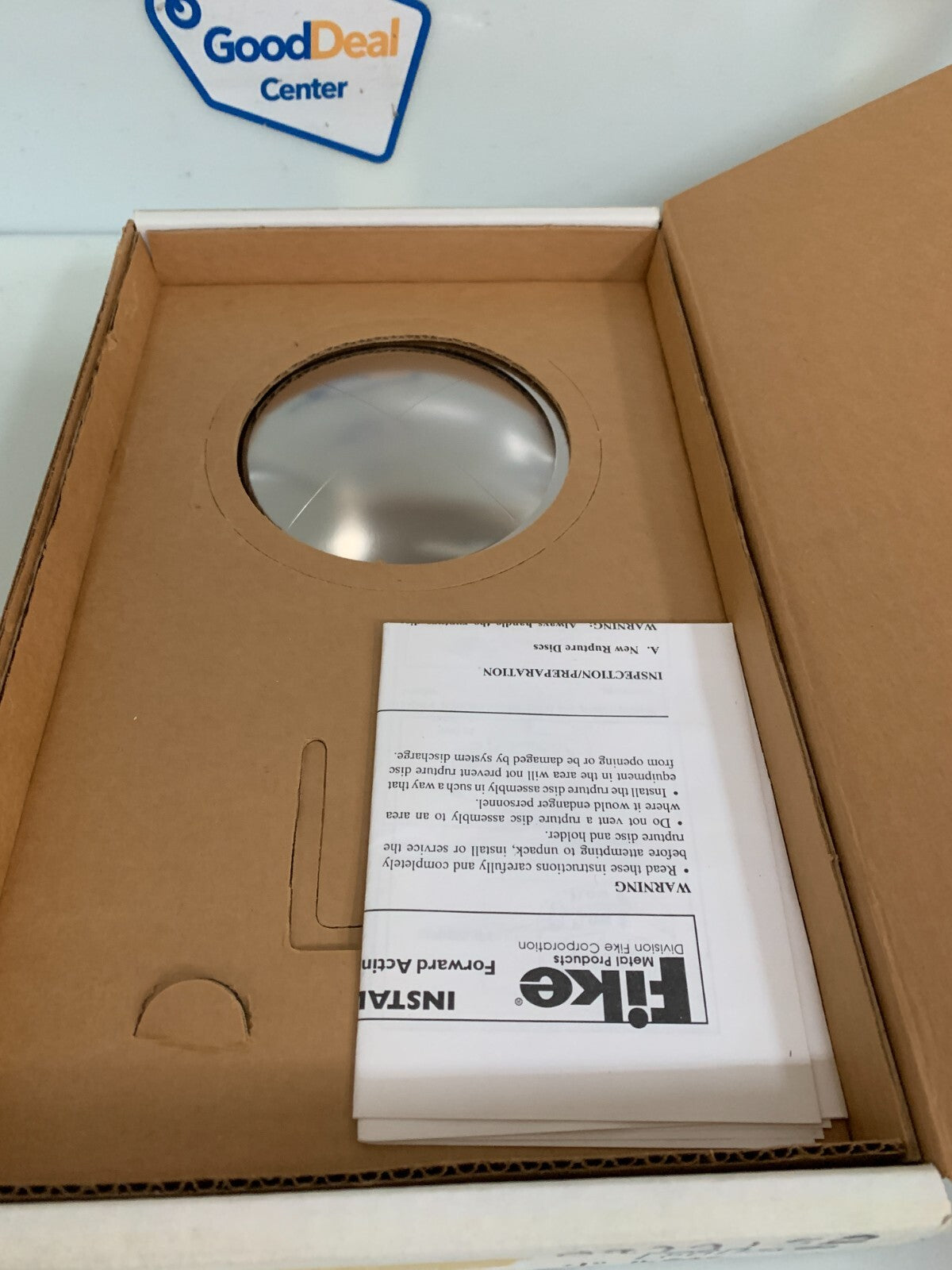 FIKE 4" RUPTURE DISC POLY-SD 316 16 BAR