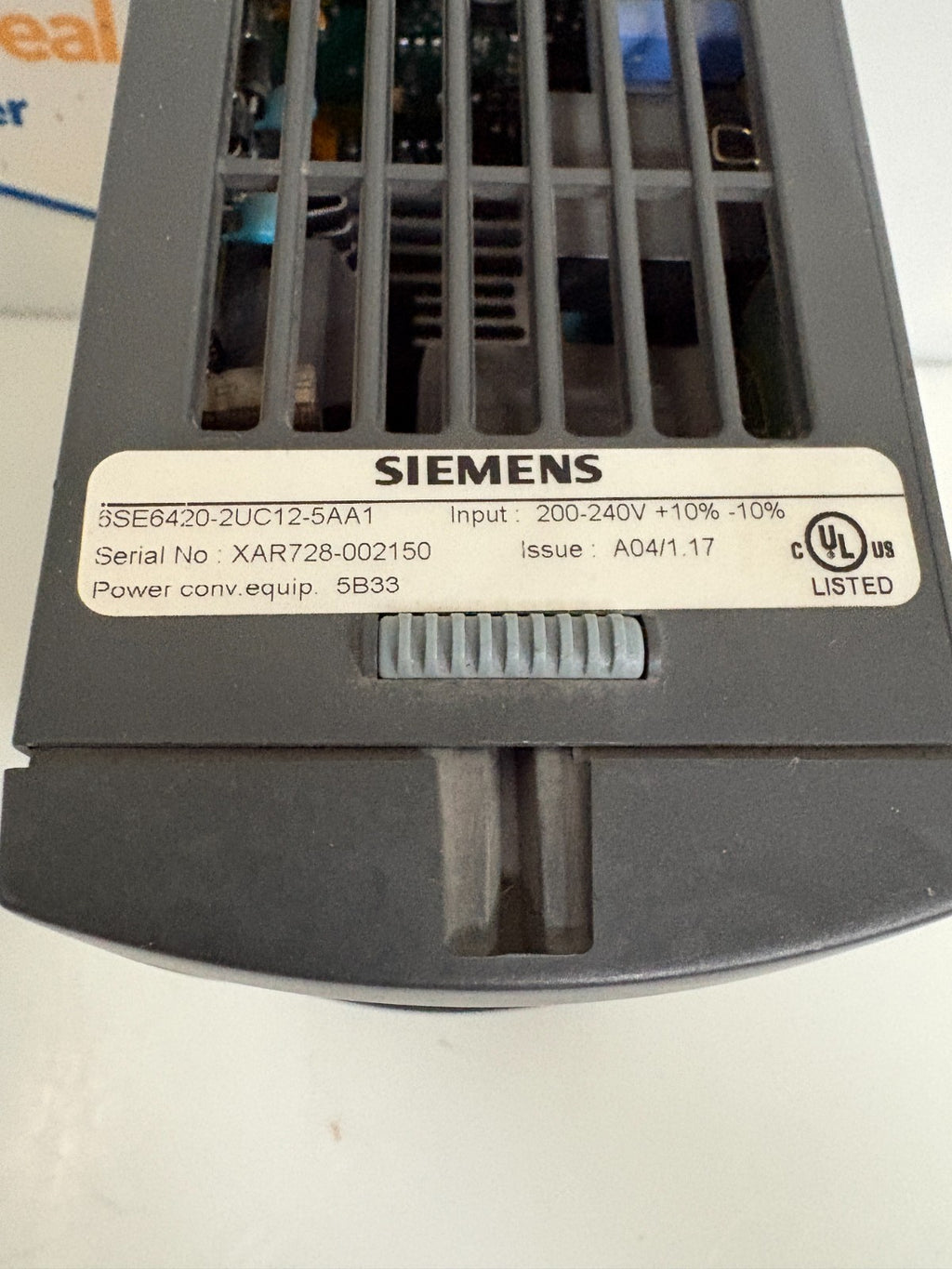SIEMENS MICROMASTER 420 6SE6420-2UC12-5AA12