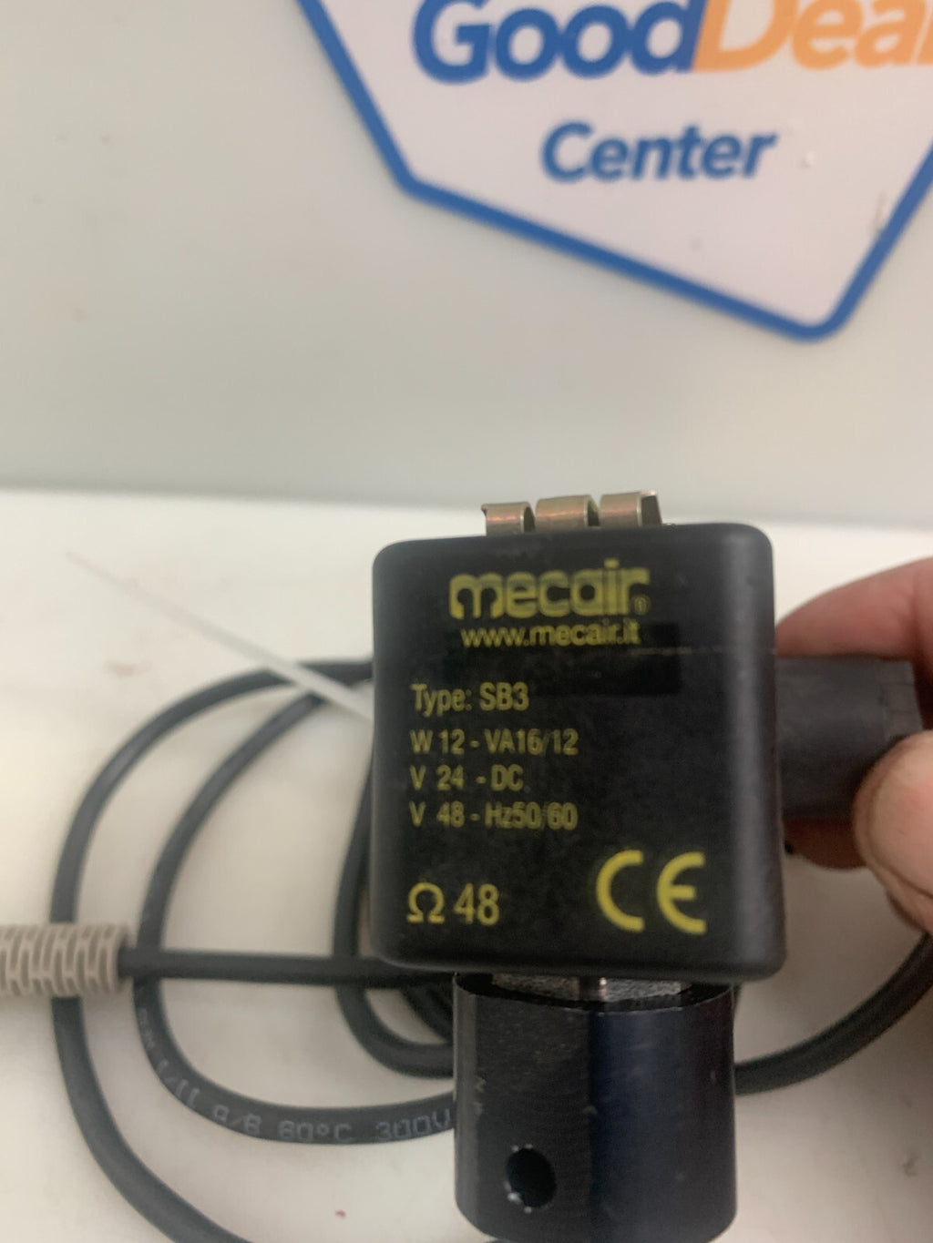 MECAIR SB3 Solenoid Valve  KIT SB3-24/DC   w/Cable1