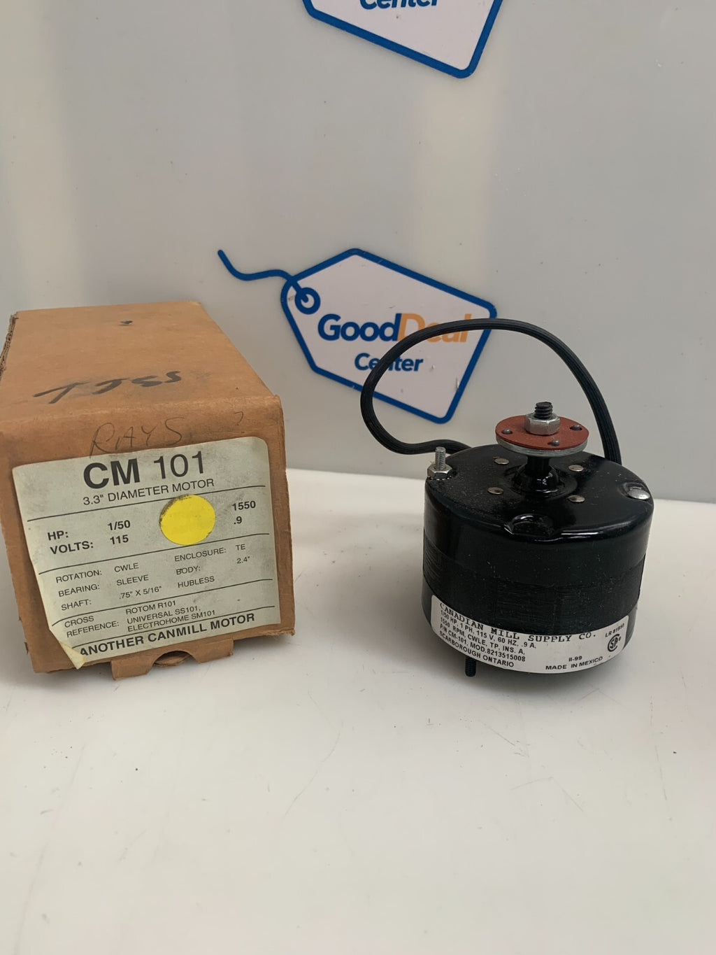 Canadian Mill CM-101 1/50 HP 1550RPM Motor0